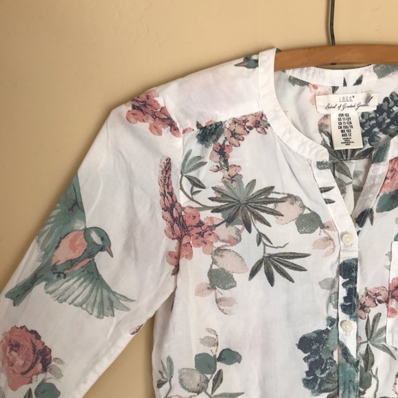 H&M L.O.G.G. Youth 11-12 Long sleeve Tunic Blouse - Picture 5 of 6